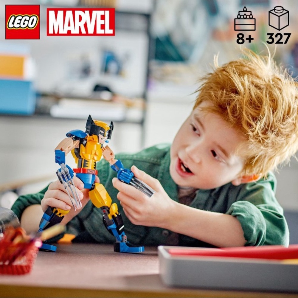 LEGO Marvel Wolverine Construction Figure Buildable Marvel Action Figure NWT - Picture 2 of 9